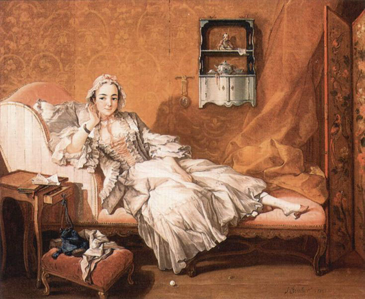 Francois Boucher Portrait of the artist's wife Marie-Jeanne Buseau